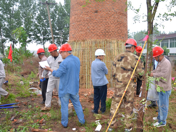 汶源(50米)煙囪爆破工程