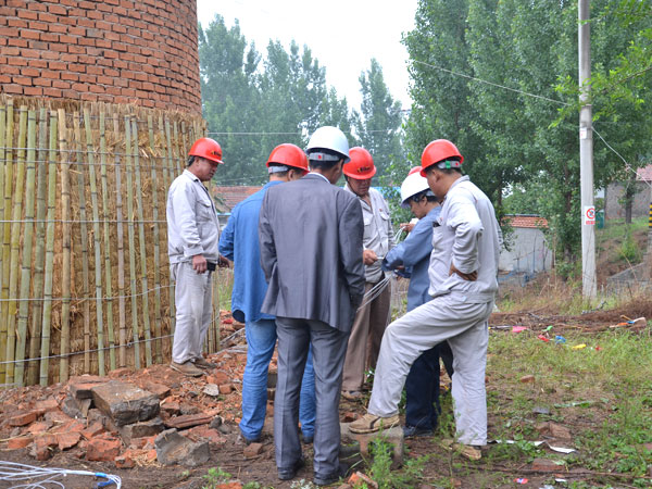 汶源(50米)煙囪爆破工程